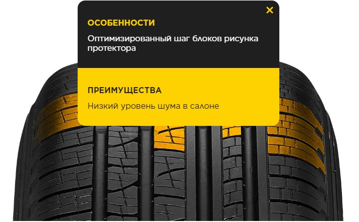 Оптимизированный шаг блоков рисунка протектора